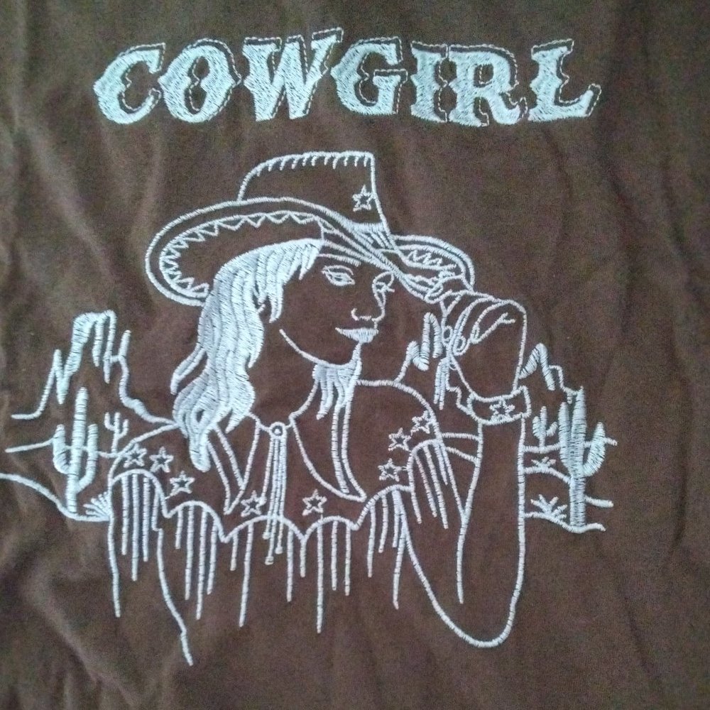 Cowgirl crop top